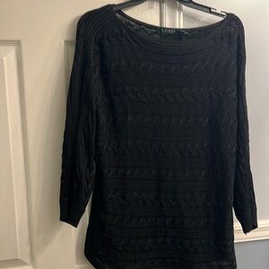 Ralph Lauren black sweater size L
